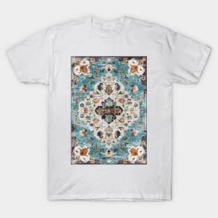 Antique Persian blue rug T-Shirt